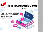 Amazing GS Economics Coaching